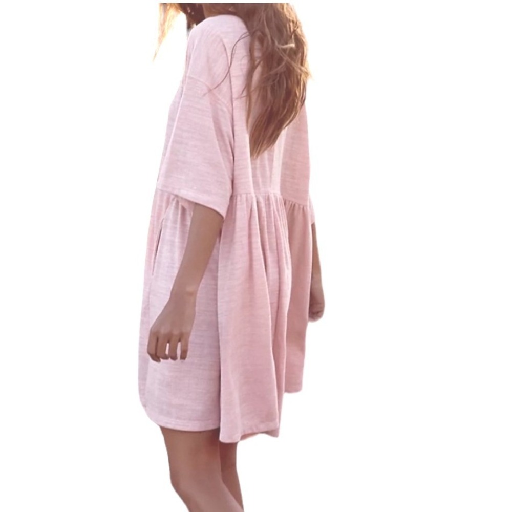 Free People FP Beach‎ Stone Harbor Mini Dress Pink Rose Small